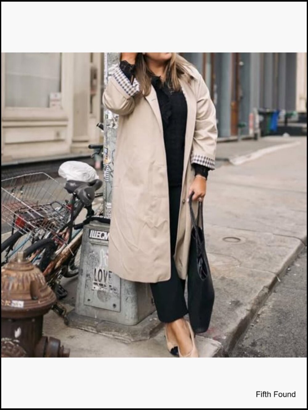 Long Trench Coat Single Breasted Oversized Windproof Fall Jacket - Picture 5 of 7